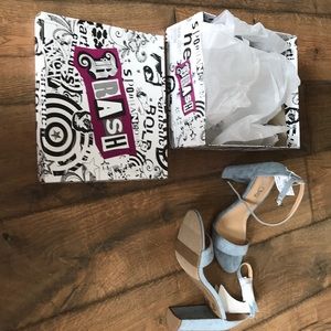 Houston Light Blue 6.5 BRASH high heel